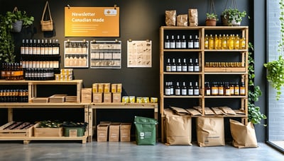 Newsletter sign-up with Canadian-made products Newsletter sign-up with Canadian-made products